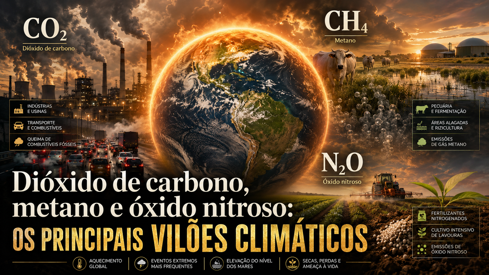 O custo econômico dos gases do efeito estufa para as próximas gerações