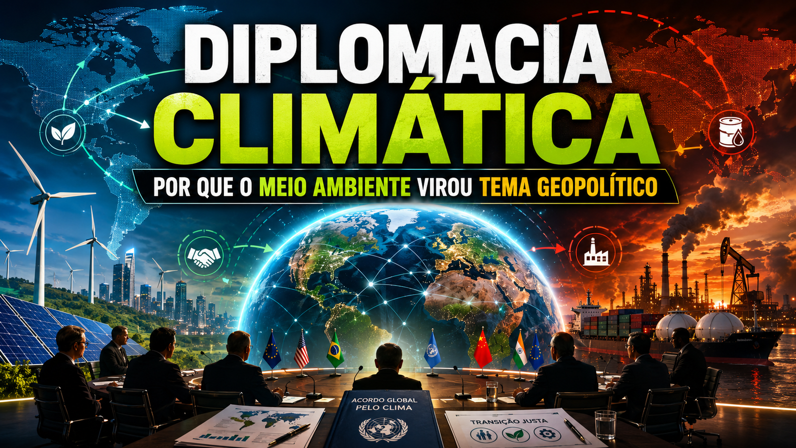 Energia, petróleo e política externa: o dilema da transição energética