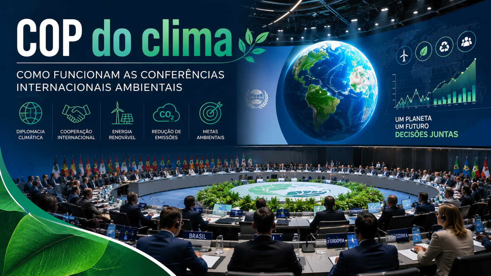 A influência das grandes potências nas negociações climáticas