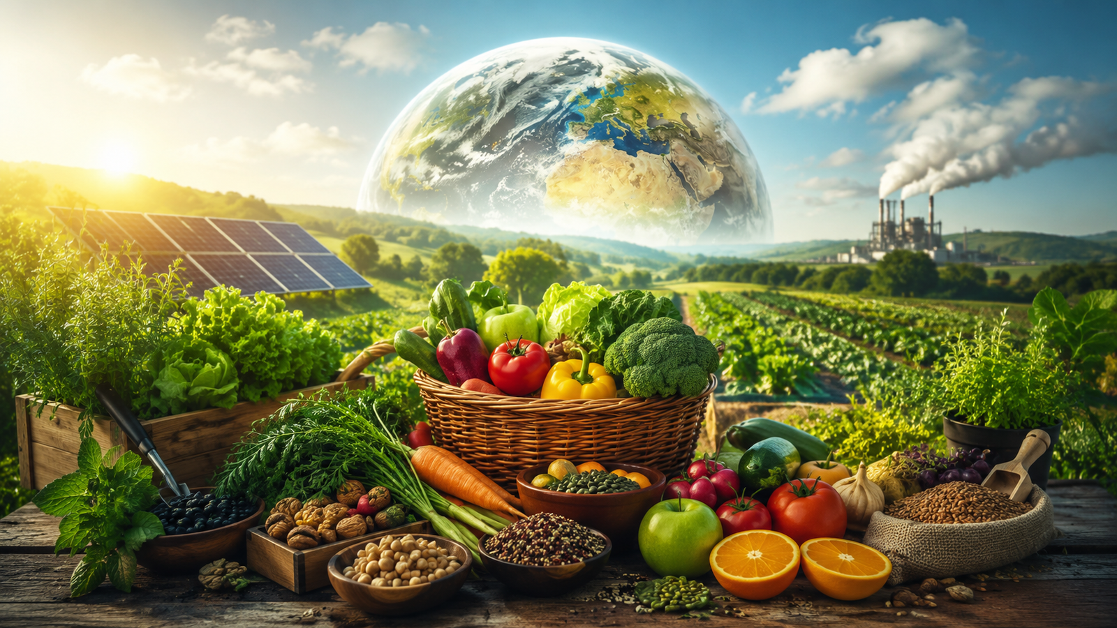 Alimentação sustentável: o impacto das escolhas alimentares no clima
