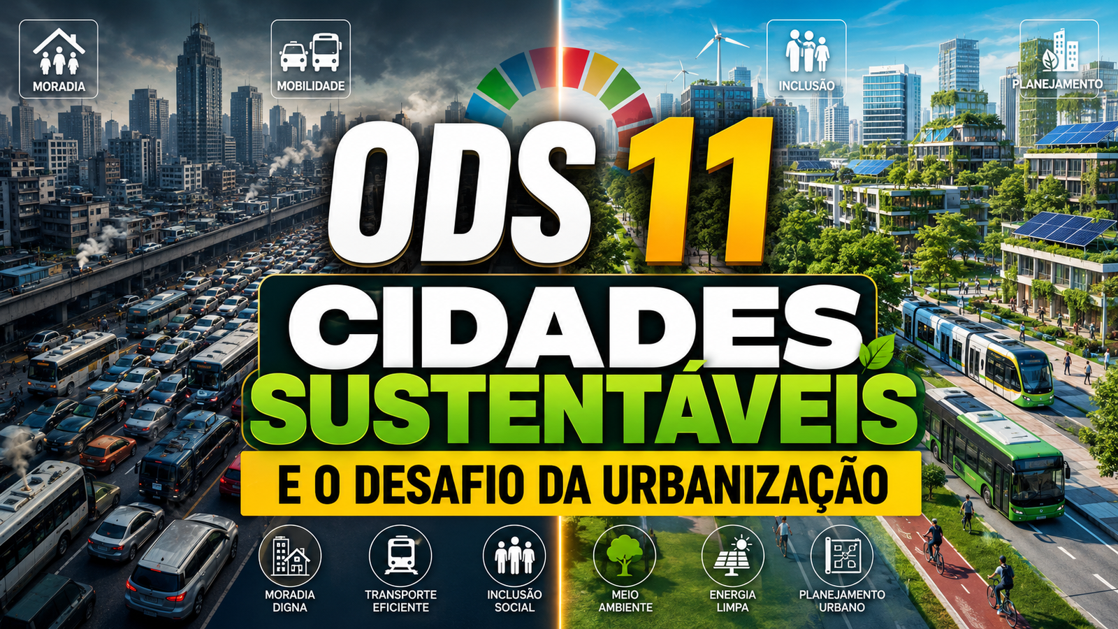 ODS 11: cidades sustentáveis e o desafio da urbanização