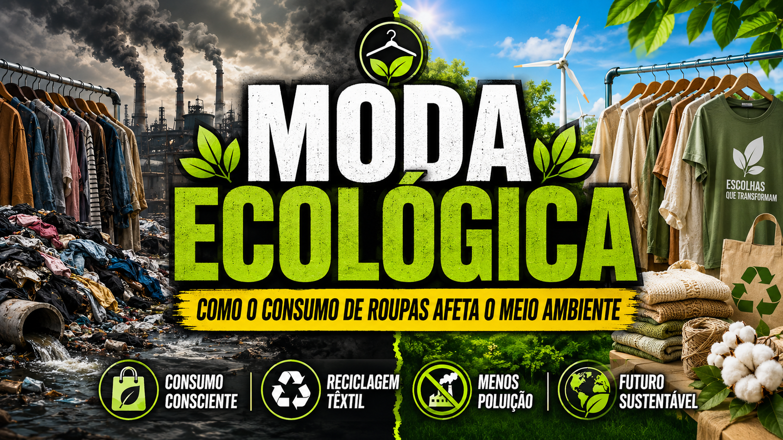 Moda ecológica: como o consumo de roupas afeta o meio ambiente