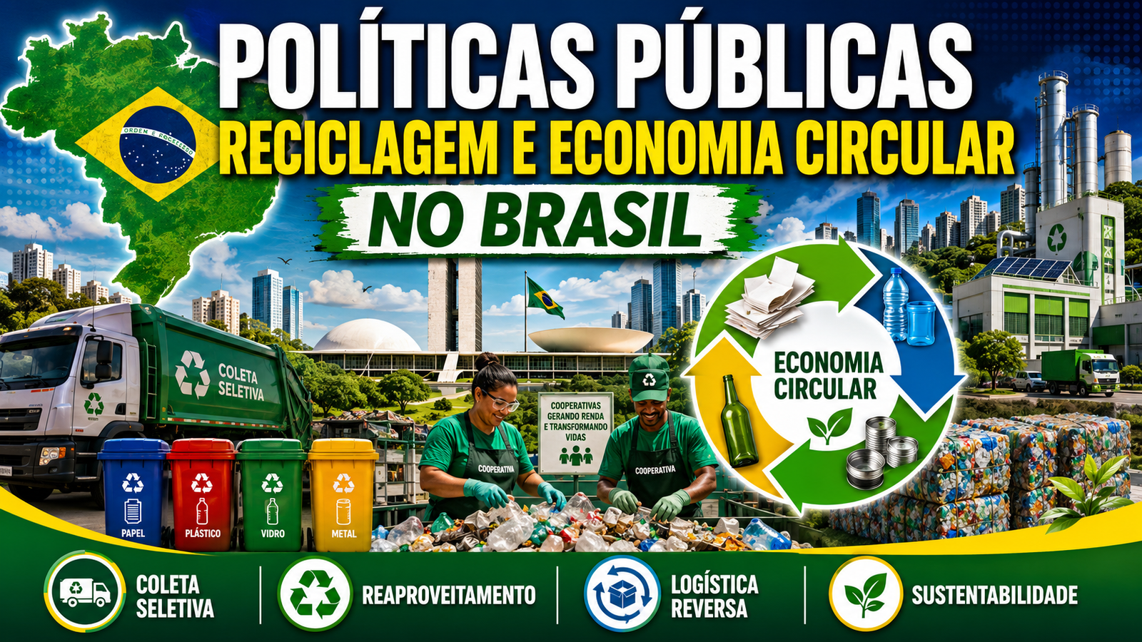 Políticas públicas para reciclagem e economia circular no Brasil