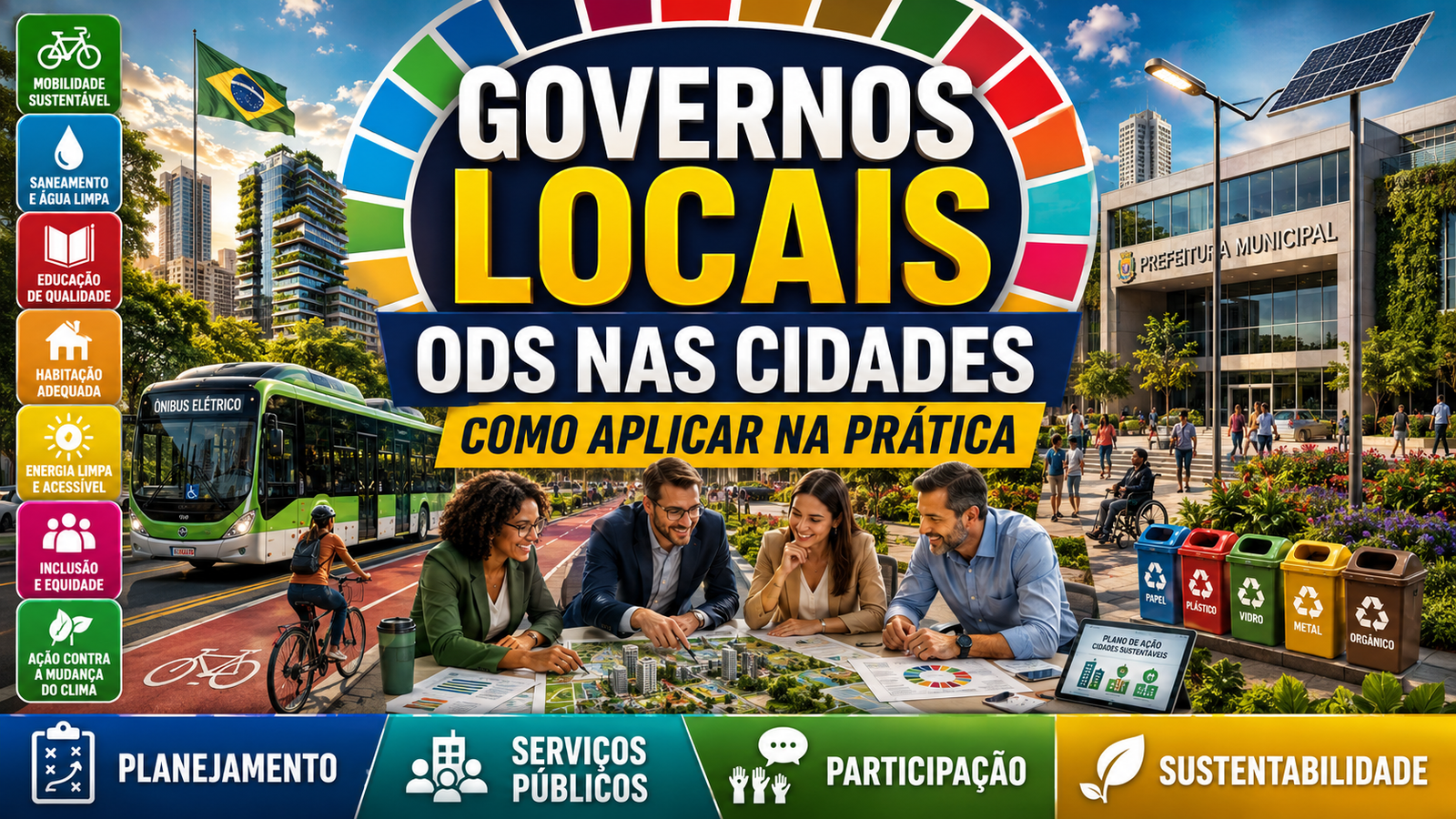 Como governos locais podem aplicar os ODS nas cidades