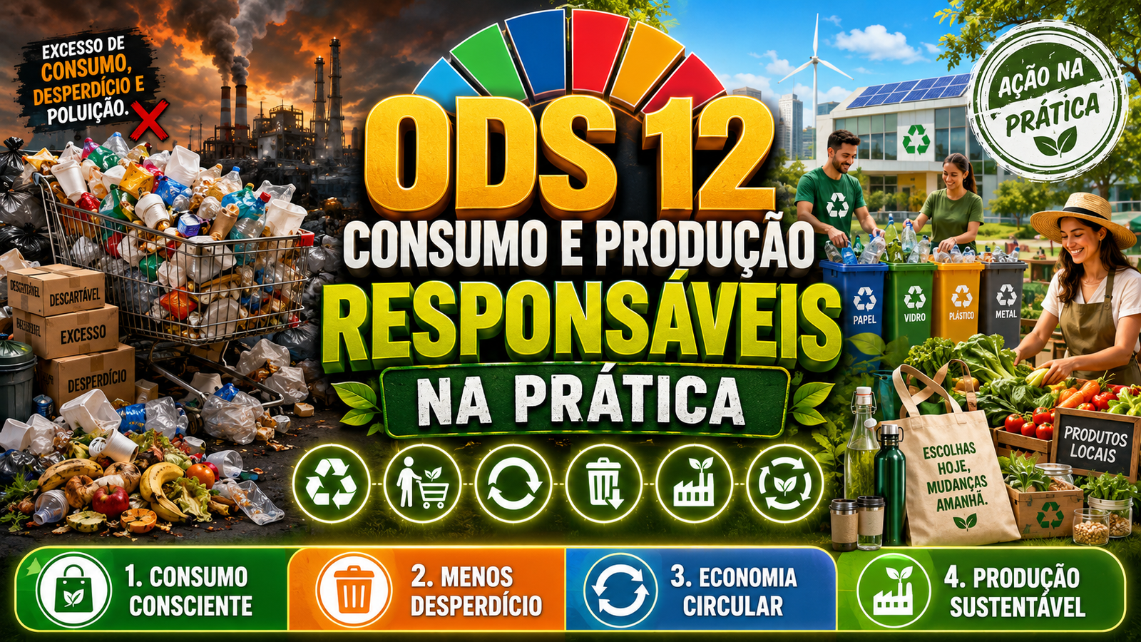 ODS 12: consumo e produção responsáveis na prática