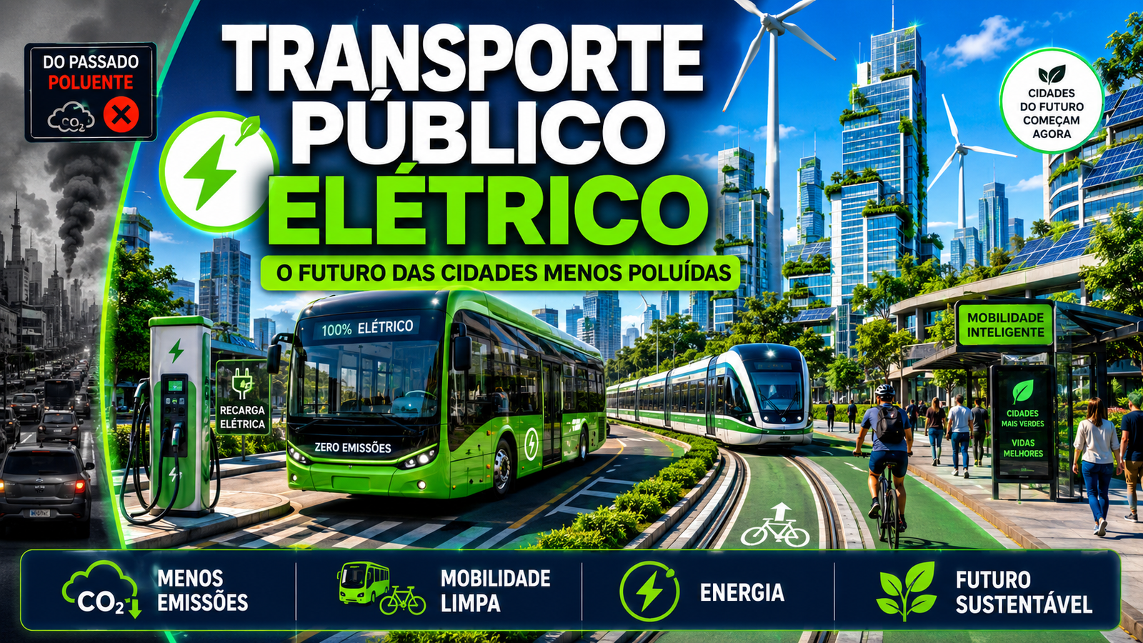 Transporte público elétrico: o futuro das cidades menos poluídas