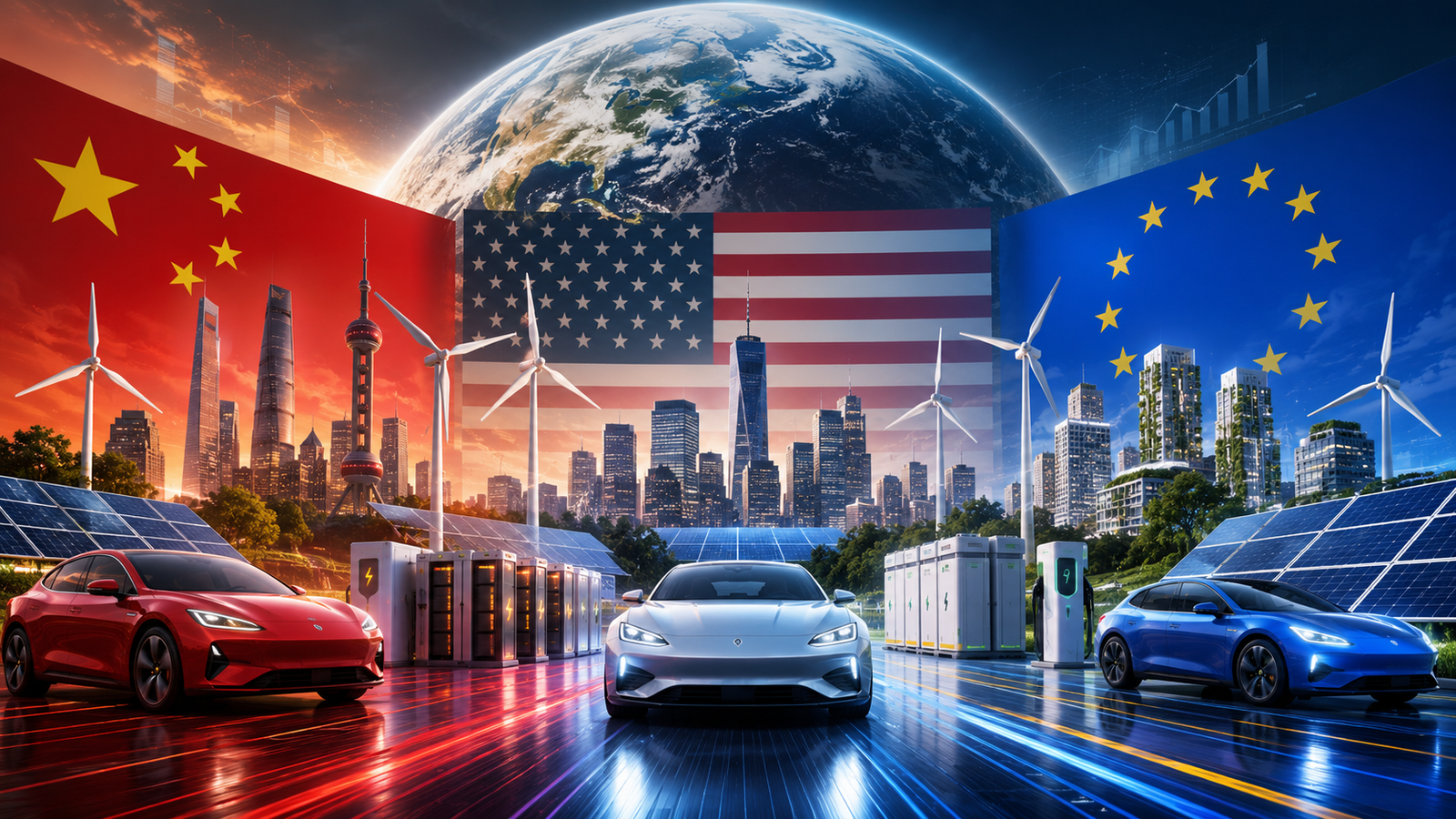 China, EUA e União Europeia: a disputa pela liderança da economia verde