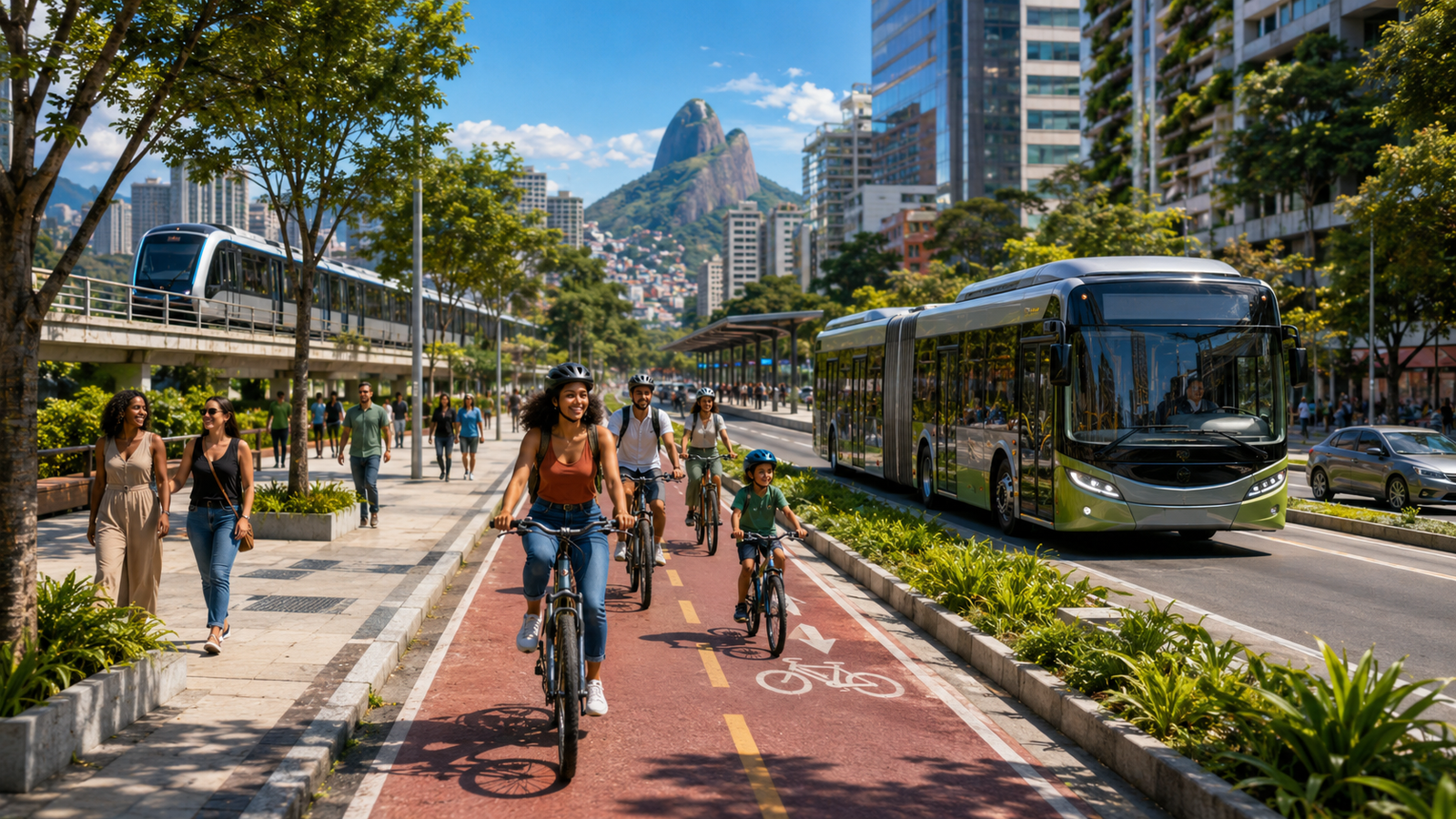 Bicicletas, metrôs e ônibus: por que mobilidade sustentável vai além do carro