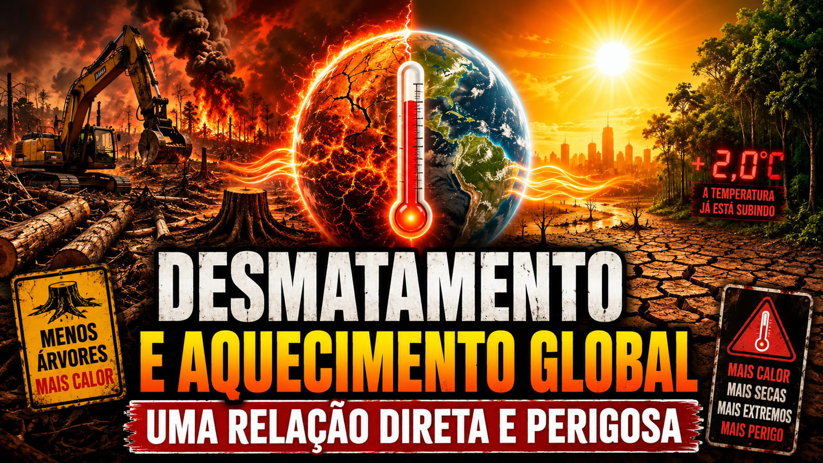 Desmatamento e aquecimento global: uma relação direta e perigosa