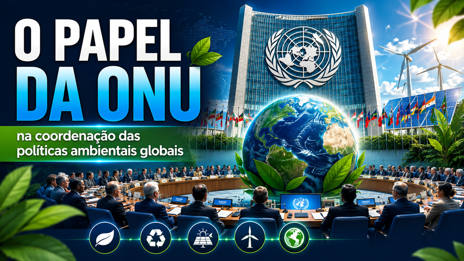 O papel da ONU na coordenação das políticas ambientais globais