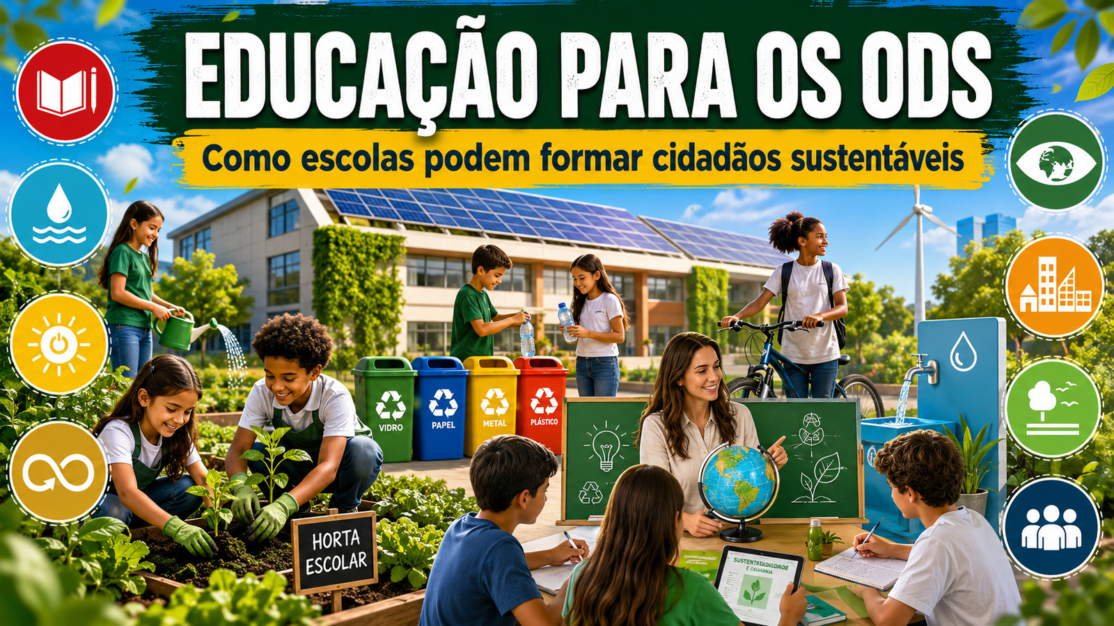 Educação para os ODS: como escolas podem formar cidadãos sustentáveis