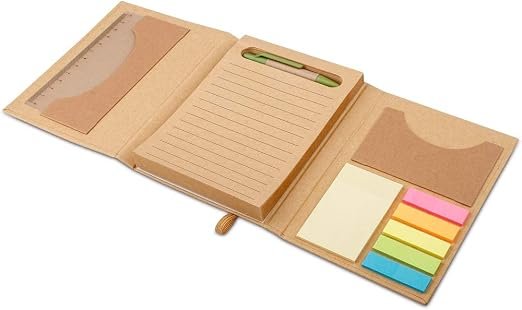 Caderneta Multifunções Ecológica 11x15 cm TopGet (Natural)
